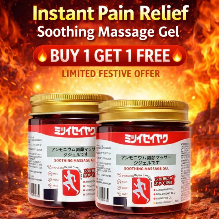 💆‍♂️Japanese Instant Pain Relief Massage Gel (Pack of 2) – Fast Cooling Comfort